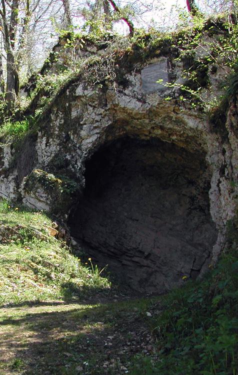 The prehistoric shelter of Aurignac