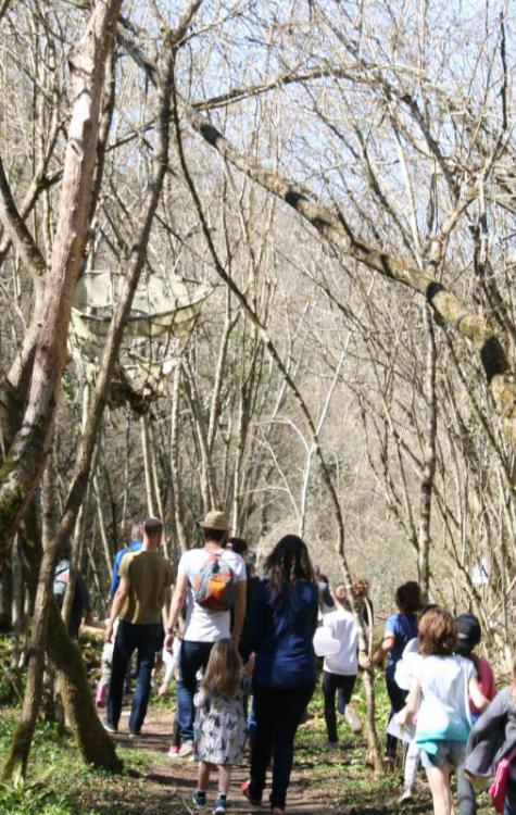 Le sentier vers l'abri