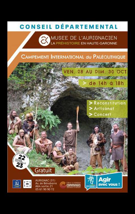 Campement International du Paléolithique du 28 au 30 octobre
