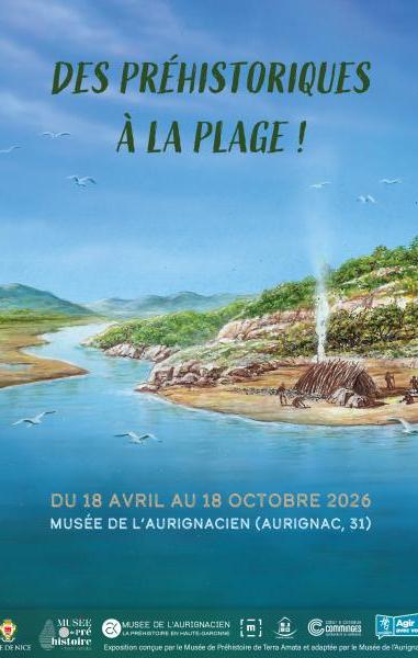Exposition temporaire : Des Préhistoriques à la plage ! 