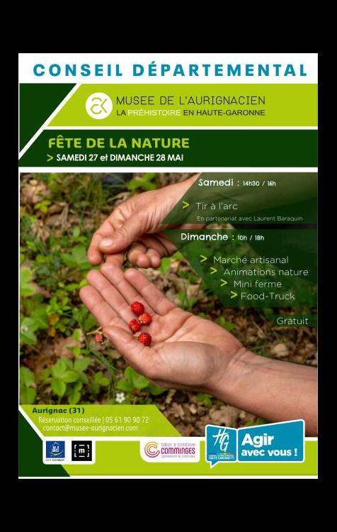 FETE DE LA NATURE : Samedi 27 et dimanche 28 mai