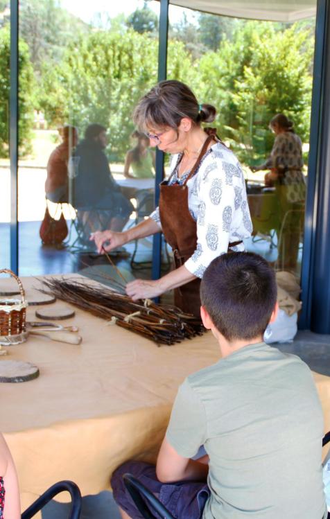 Nouvel atelier vannerie pour les plus petits