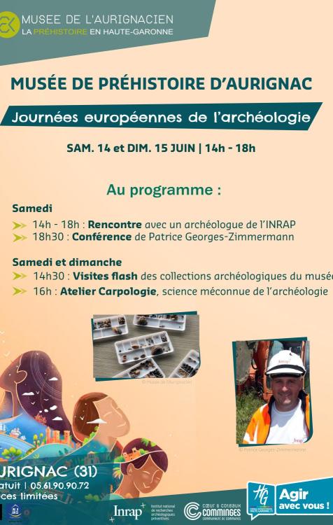 Journées européennes de l’archéologie | Sam. 14 et dim. 15 juin