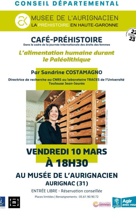 Café-Préhistoire : L’alimentation humaine durant le Paléolithique