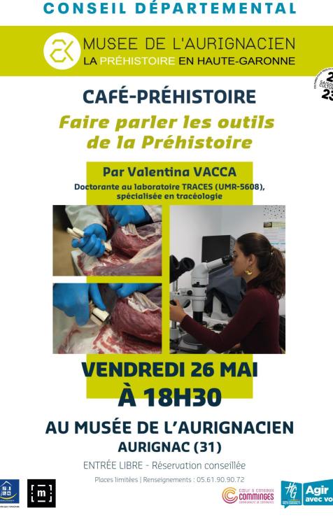 Café-Préhistoire : vendredi 26 mai | 18h30