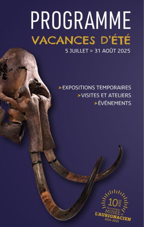 Programme des animations de l'été | 5 juillet au 31 août